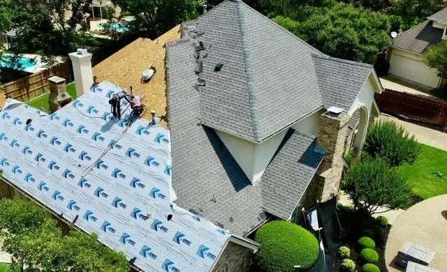 Roof insulation process by Save A Roof TX