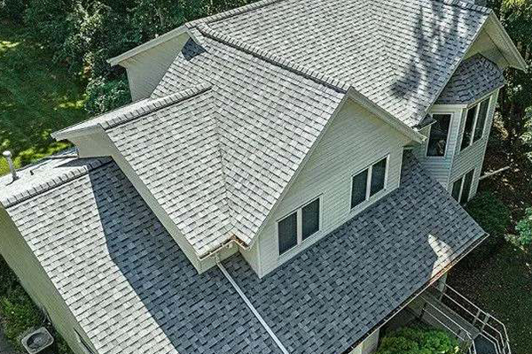 A person working on a roof replacement in Pflugerville